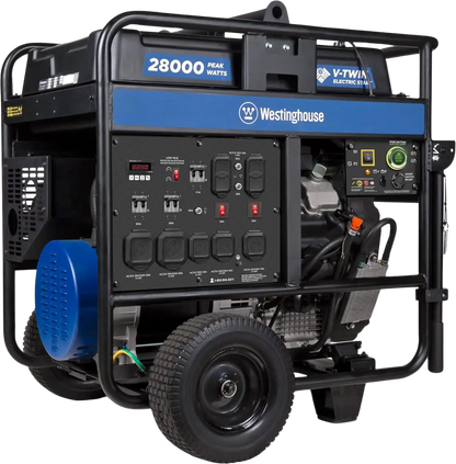 Westinghouse 20000W/28000W Generator Low THD 50 Amp Remote Start Gas with CO Sensor New - WGEN20000C
