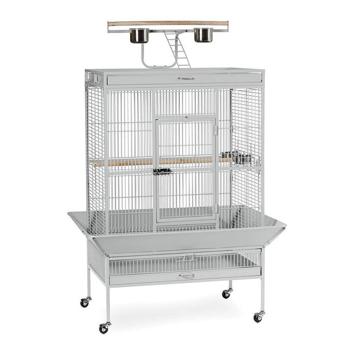 Prevue Pet Select Wrought Iron Play Top Parrot Cage - 3154BLK