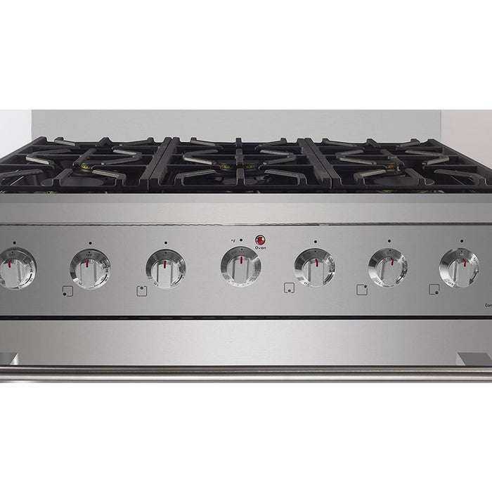 NXR 36 in. Natural Gas Range and Under Cabinet Range Hood Package, - SC3611EHBD