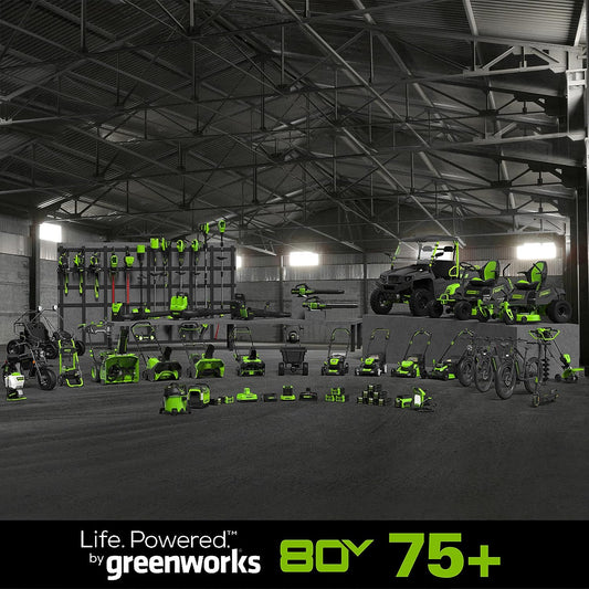 Greenworks 80V 21" Cordless Battery 3-in-1 Push Lawn Mower w/ 5.0Ah Battery & Charger - 2546902