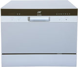 SPT Countertop Dishwasher with Delay Start & LED – Silver SD-2224DSB