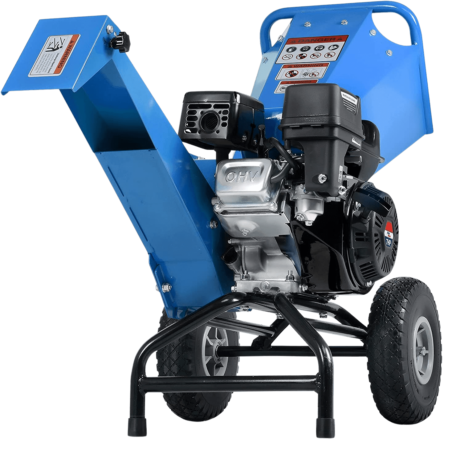 Landworks GUO067 7HP 212CC Gas Engine 3" Max Branch Diameter Wood Chipper and Shredder New