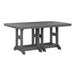 Berlin Gardens Garden Classic 44" x 72" Rectangular Table - Counter Height- GCIT4472CBK