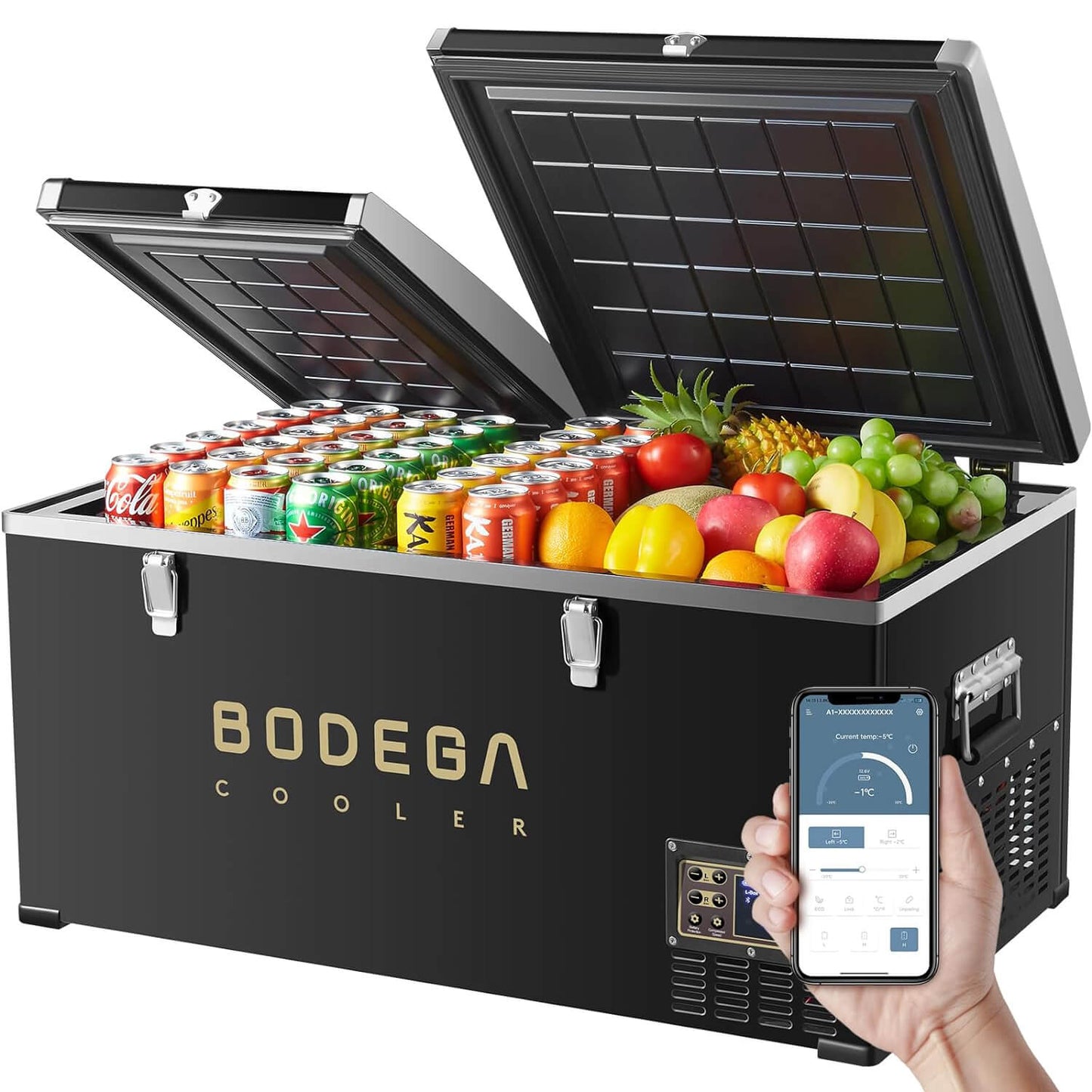 BODEGAcooler Portable Refrigerator Freezer 85qt/80L Dual Zone - BCD80