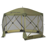 CLAM Quick-Set Escape Portable Outdoor Gazebo Canopy Shelter and 6 Wind Panels - 113924