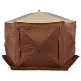 CLAM Quickset Pavilion 12.5' Portable Outdoor Gazebo Canopy Tent with Floor Tarp - 149378