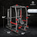 Marcy Pro Smith Machine Weight Bench Home Gym Total Body Workout Training System - 84825