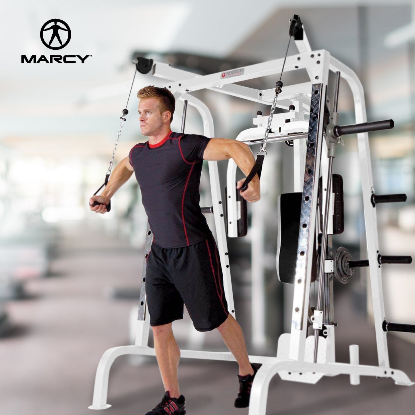 Marcy Pro Smith Cage Workout Total Body Training Home Gym System (For Parts) - 254758