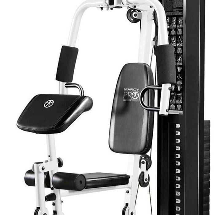 Marcy Dual-Functioning Upper Lower Body Fitness Workout 150-Pound Stack Home Gym - 84824