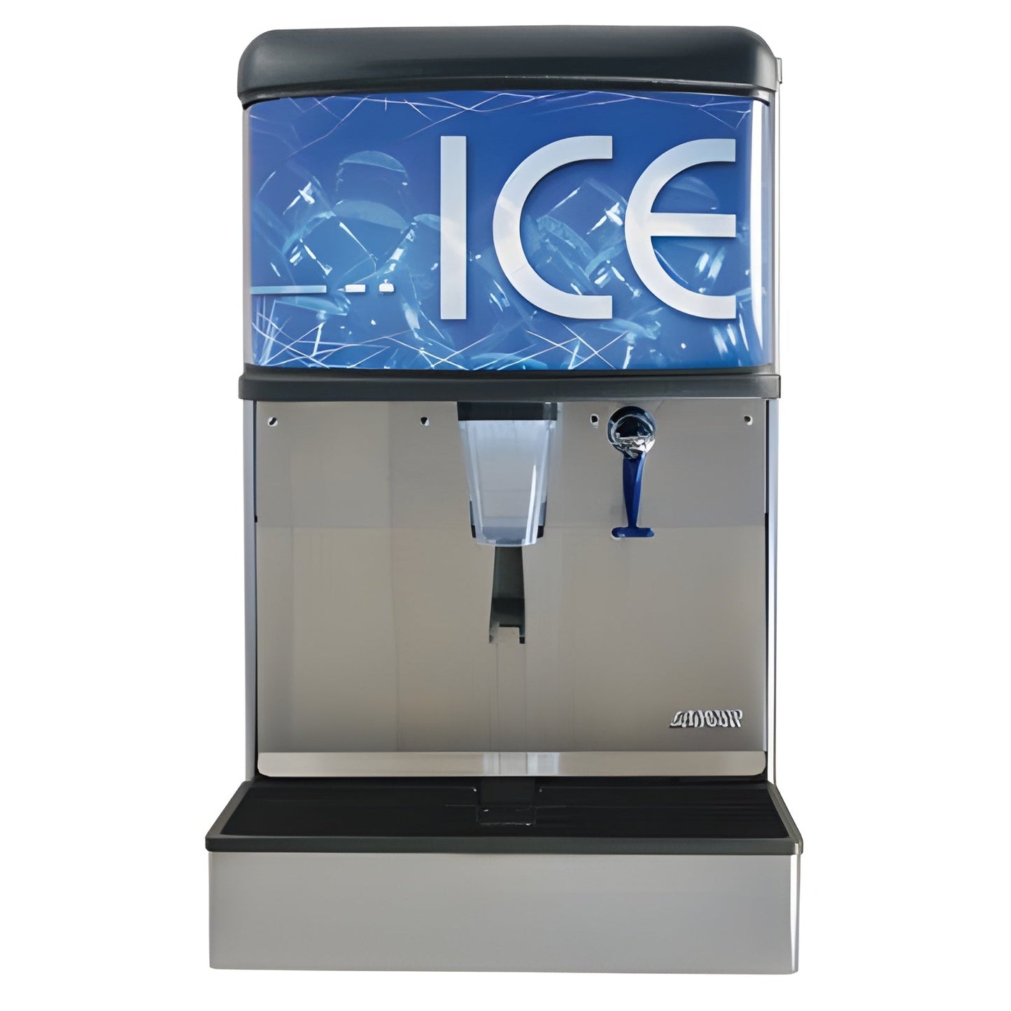 Lancer 85-4420H | 22" Wide 180 lbs Capacity Countertop Ice Cube Dispenser - 85-4420H