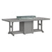 Berlin Gardens Garden Classic 44" x 96" Rectangular Fire Table - Counter Height- GCFT4496CBK