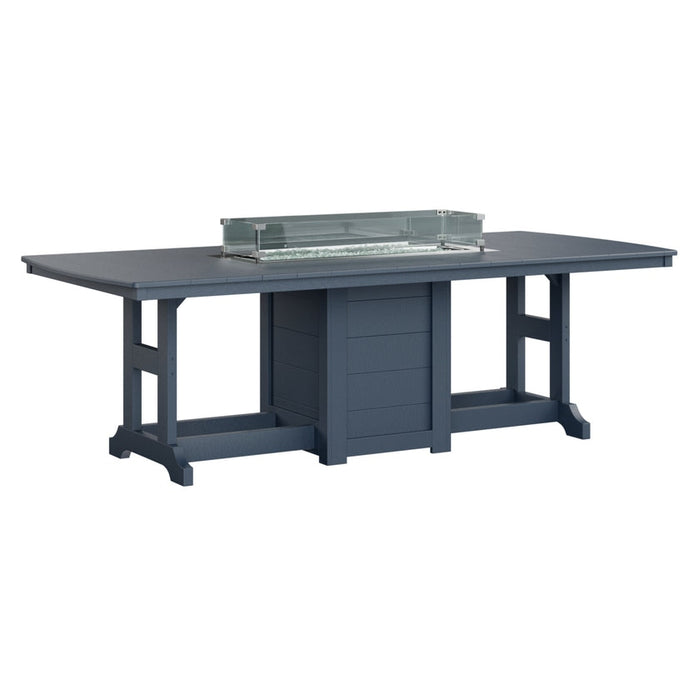 Berlin Gardens Garden Classic 44" x 96" Rectangular Fire Table - Counter Height- GCFT4496CBK