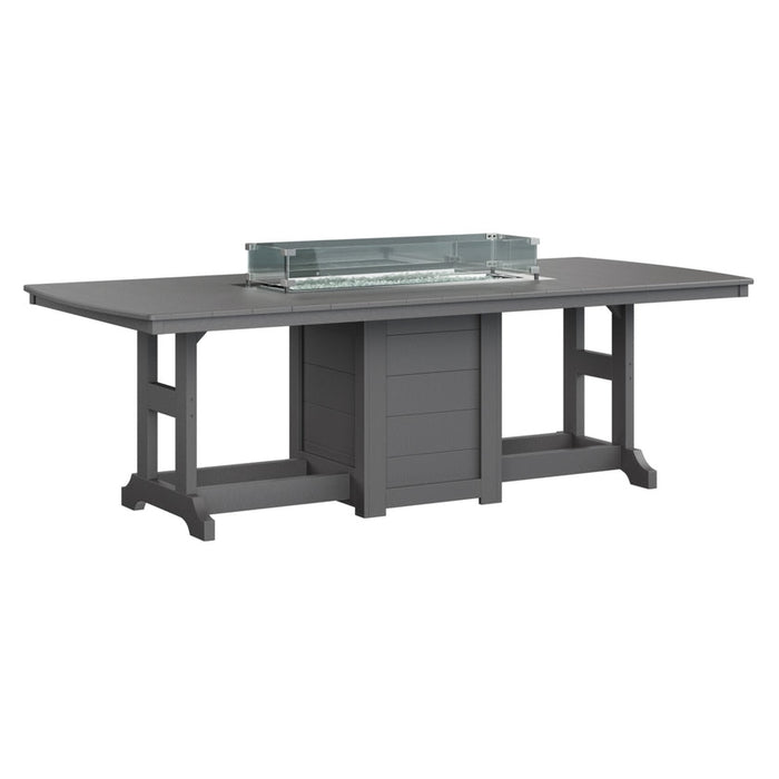 Berlin Gardens Garden Classic 44" x 96" Rectangular Fire Table - Counter Height- GCFT4496CBK