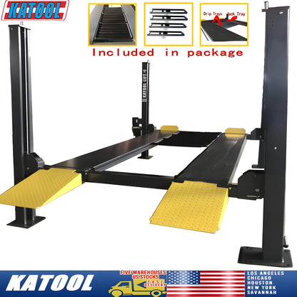 Katool Heavy Duty 4-Post Car lift 8,500lbs - KT-4H850