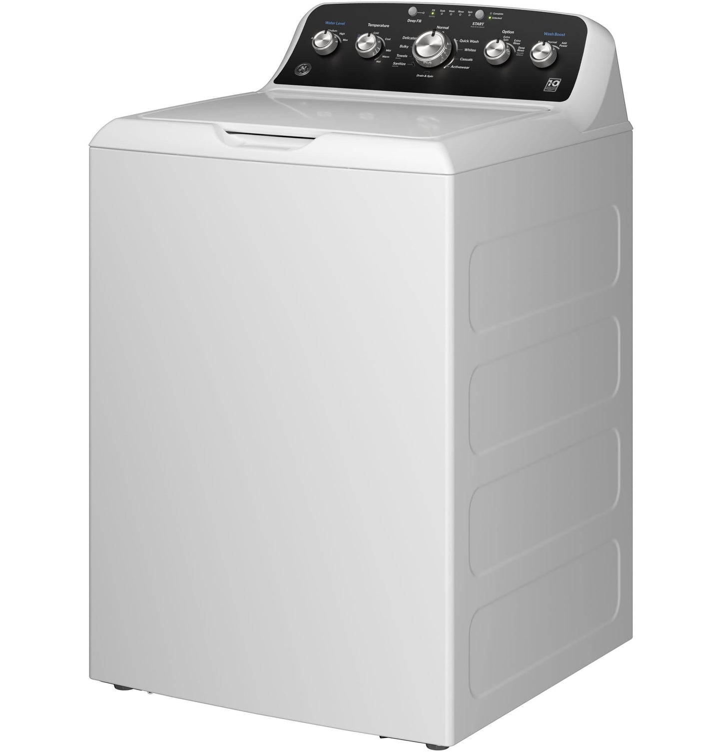 GE APPLIANCES GTW485ASWWB GE(R) 4.5 cu. ft. Capacity Washer with Stainless Steel&#x00A0;Basket, Cold&#x00A0;Plus and Wash Boost&#x200B; - GTW485ASWWB-KT