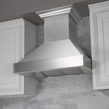 ZLINE 48 in. DuraSnow® Stainless Steel Range Hood with DuraSnow® Shell, 8654SN-48