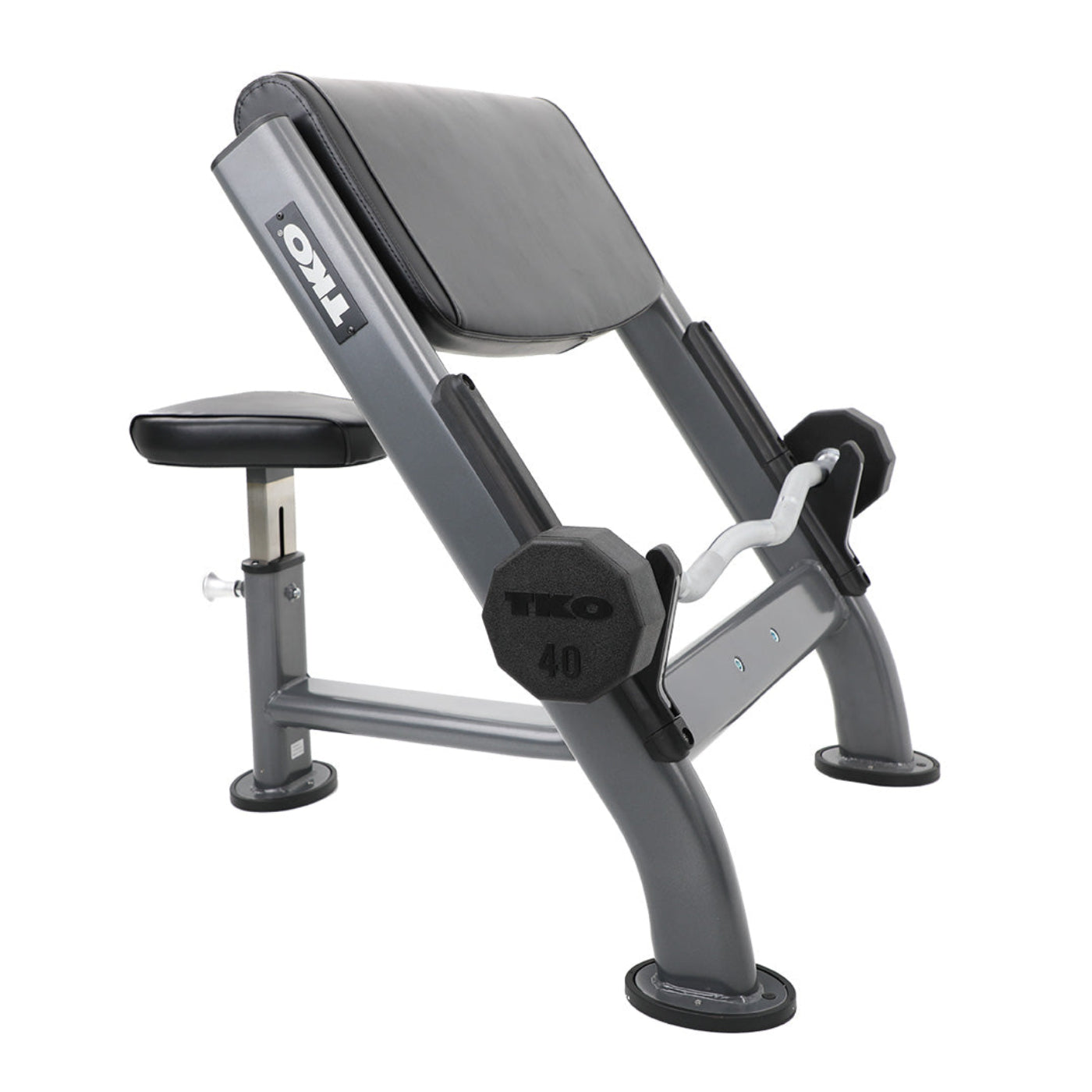 TKO Strength Preacher Curl Bench - 867PB-B