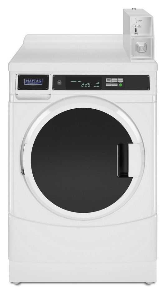WHIRLPOOL 27" Commercial Gas Front-Load Dryer, Non-Vend White - CGD9160GW-KT