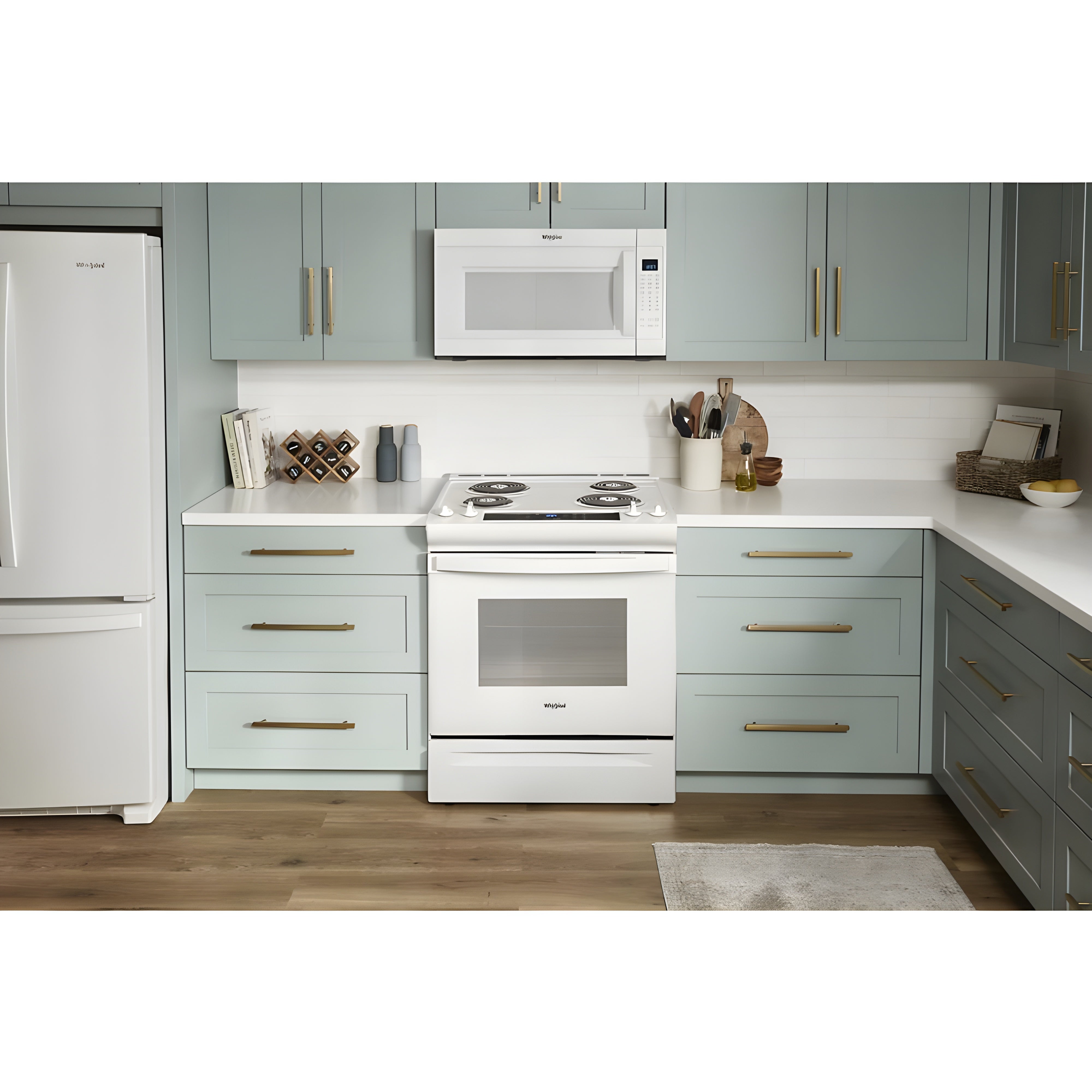 WHIRLPOOL WEC310S0LW 4.8 Cu. Ft. Whirlpool® Electric Range with Frozen Bake™ Technology - WEC310S0LW-KT