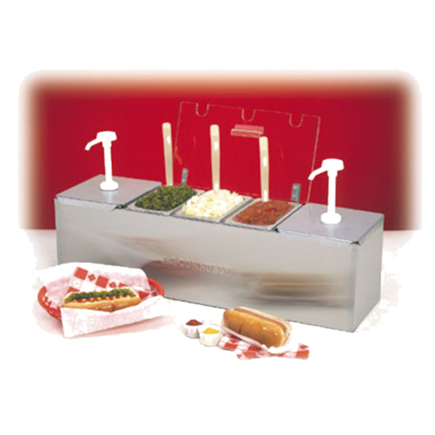 Nemco Roll-A-Grill Condiment Station - NE88100CB3