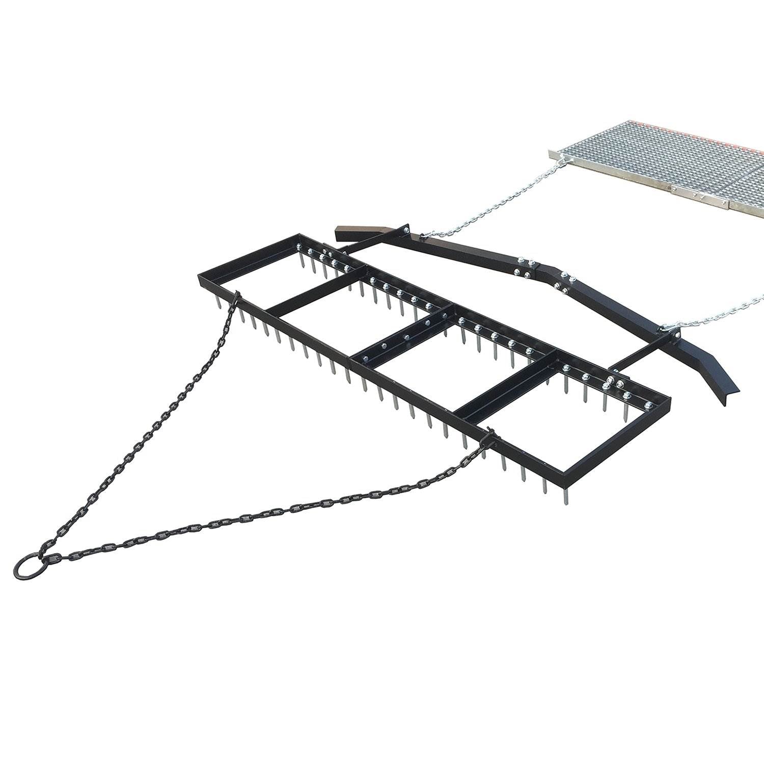 Yard Tuff 6' Spike Drag with Surface Leveling Bar and Drag Mat for ATV/UTVs - 88983