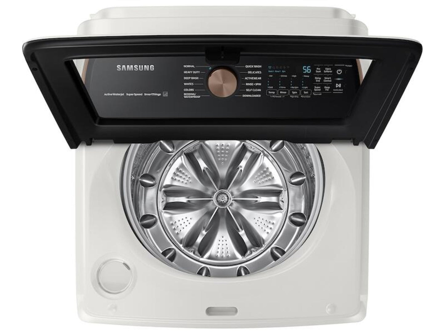 SAMSUNG 5.5 CF SMART TL WASHER W SUPER SPEED - WA55A7300AE-KT