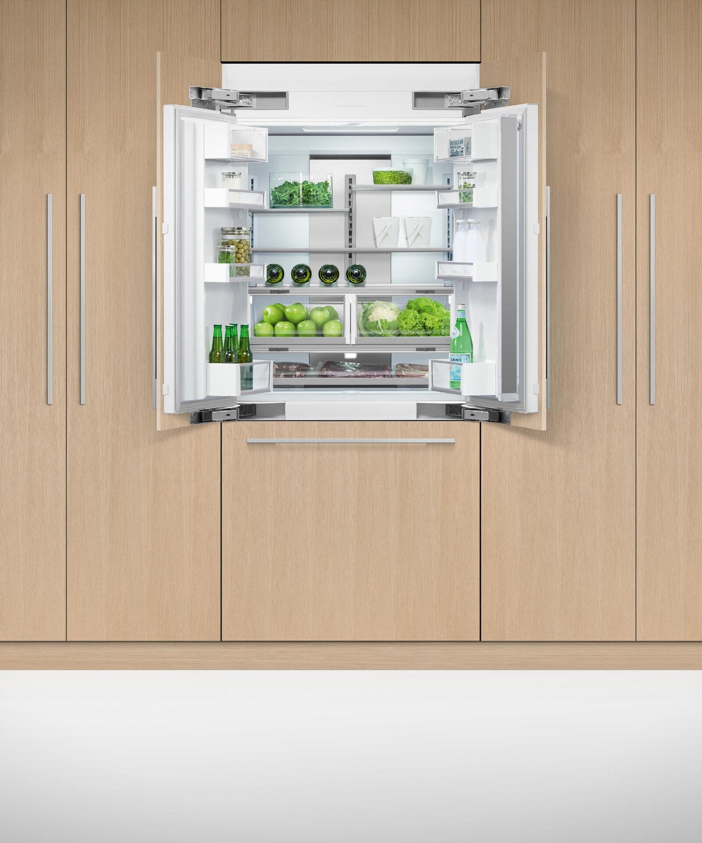 FISHER & PAYKEL RS36A80J1N Integrated French Door Refrigerator Freezer, 36", Ice - RS36A80J1N-KT