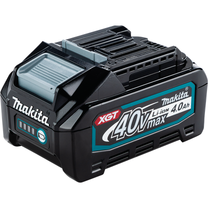 Makita GAG03M1 40V Max XGT Brushless Lithium-Ion 4-1/2 in./5 in. Cordless Paddle Switch Angle Grinder Kit with Electric Brake (4 Ah) - GAG03M1