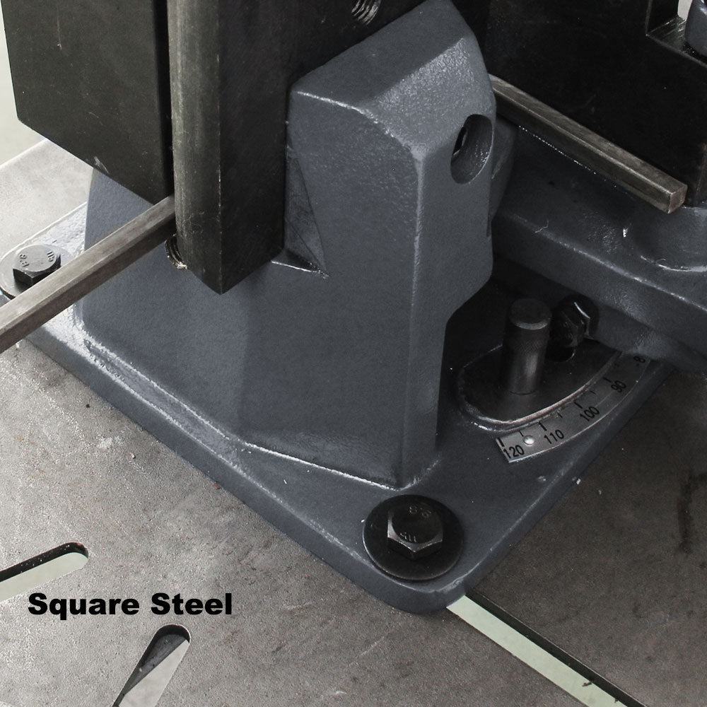 KAKA Industrial UB-100 Heavy-Duty Metal Bender, High Precision Hot and Cold Strip Steel, Flat Steel, Round Steel Metal Bender
