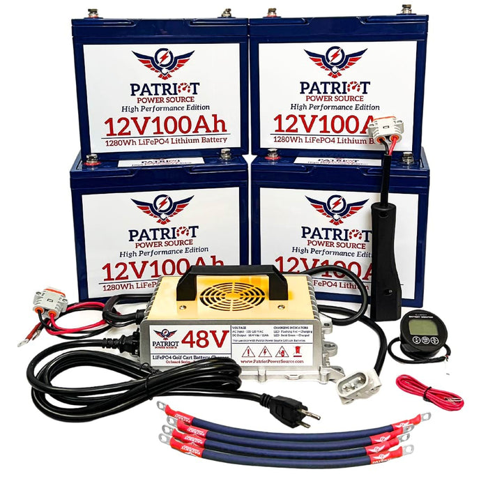 PATRIOT POWER 48V CART LITHIUM CONVERSION KIT - HIGH PERFORMANCE EDITION