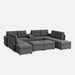 LINSY HOME RUBIK III 8 Seats With 4 Ottomans & Console - US-LH-SPF-Sofa-S800-A-84101-0-00