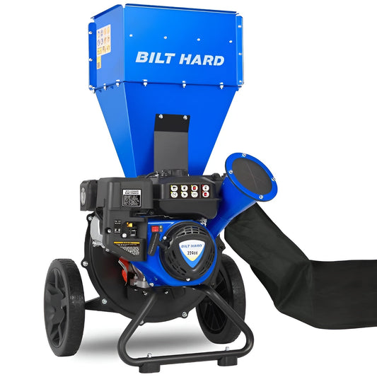 BILT HARD 7.5 HP Wood Chipper, 3" Max Capacity - TRA-0401
