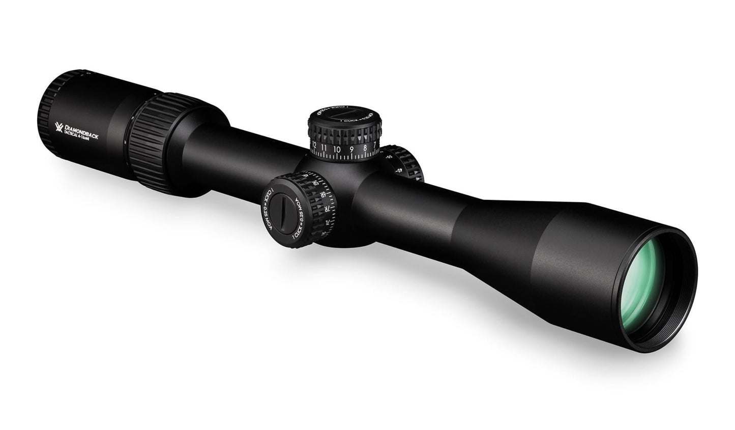 Vortex Optics Diamondback 4-16x44 FFP Riflescope EBR-2C (MOA) Reticle, 30mm Tube with Wearable4U Bundle - DBK-10026_121-53-BCA