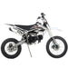 X-PRO Voyage 125 Dirt Bike with 4-Speed Manual Transmission, Kick Start, Big 17"/14" Tires - DB-H13-Black