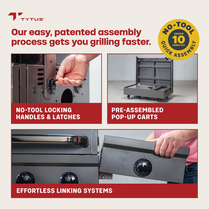 TYTUS Anaheim 4-Burner Gas Grill - TDT-011-GMOD