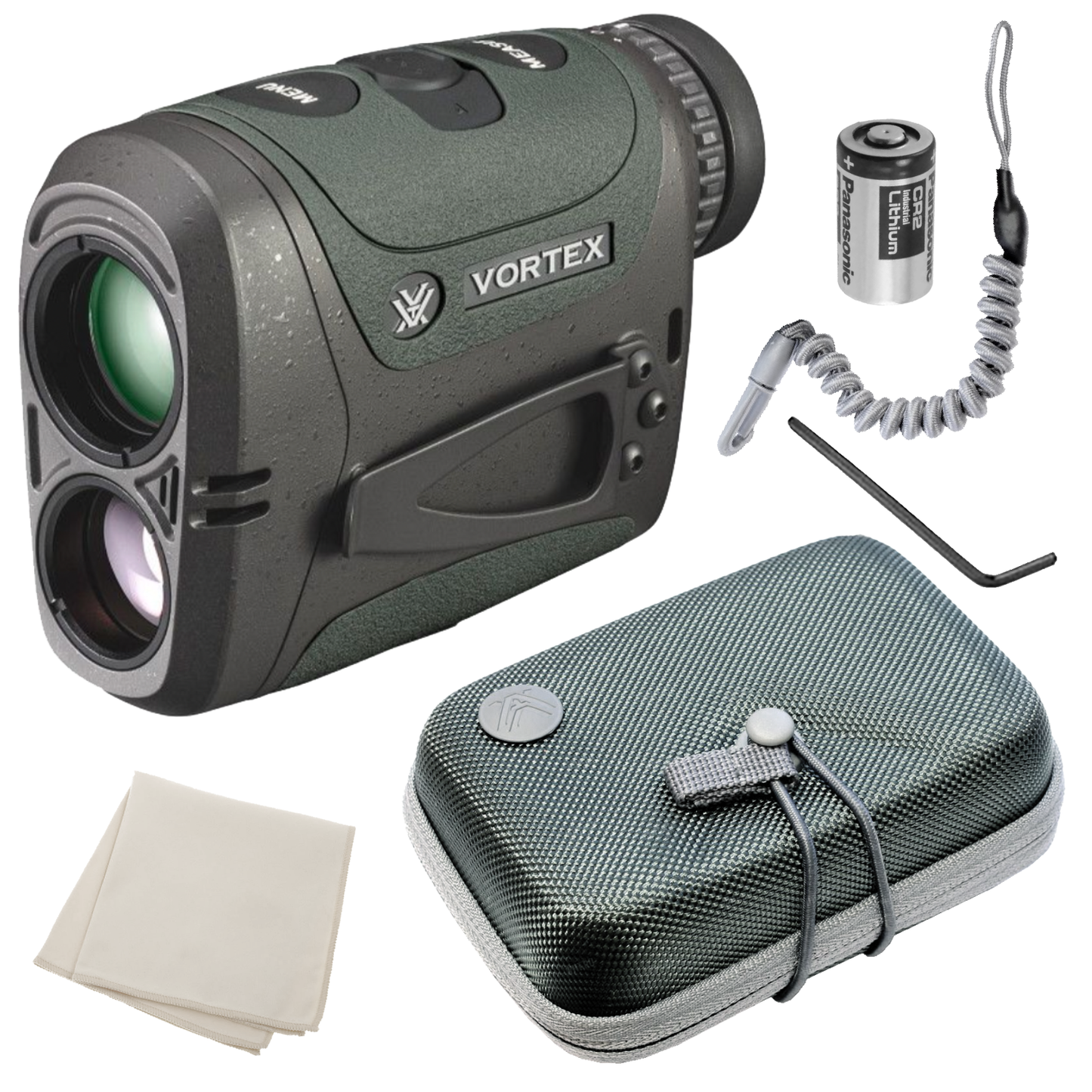 Vortex Optics Razor HD 4000 GB 7x25mm Ballistic Laser Rangefinder with Wearable4U Bundle - LRF-252