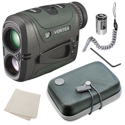 Vortex Optics Razor HD 4000 GB 7x25mm Ballistic Laser Rangefinder with Wearable4U Bundle - LRF-252