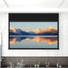 VIVIDSTORM White Cinema Perforated Slimline Motorized Tension Projector Screen