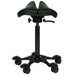 Salli Premium SwingFit Saddle Stool with Stylish Leather Upholstery