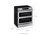 Samsung 6.3 cf Induction Slide-In Range w/ Flex Duo & Air Fry - NE63T8951SS-KT
