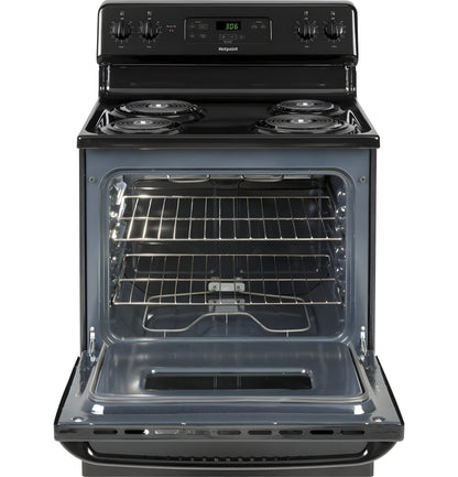 HOTPOINT 30" Free-Standing Standard Clean Electric Range - RBS360DMBB-KT