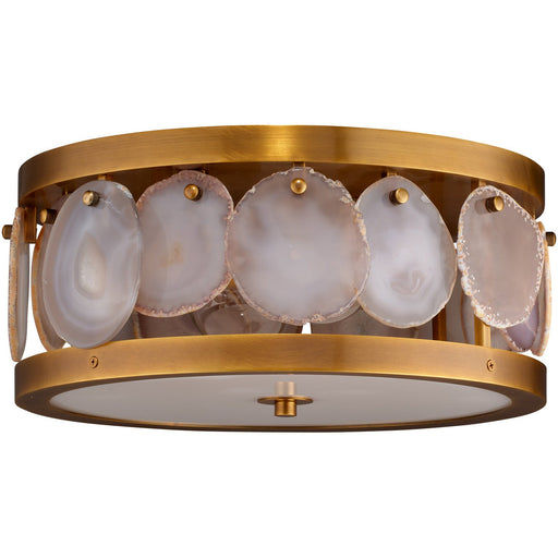 Jamie Young Small Upsala Agate Flush Mount Ceiling Light -D. 5UPSA-SMAG