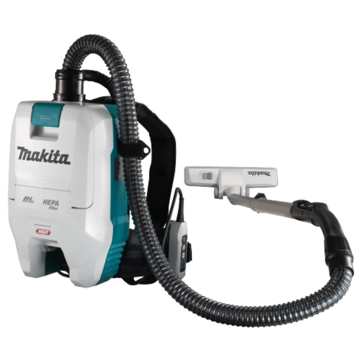 Makita 40V max XGT Brushless Cordless 2 Quart HEPA Filter Backpack Dry Vacuum, Tool Only - GCV05ZX