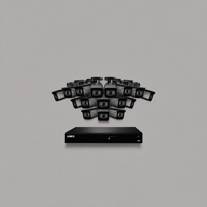 Lorex 16-Channel NVR System with Sixteen 4K 8MP IP Cameras Security Surveillance System New