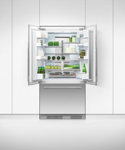 FISHER & PAYKEL RS36A72U1N Integrated French Door Refrigerator Freezer, 36", Ice & Water - RS36A72U1N-KT