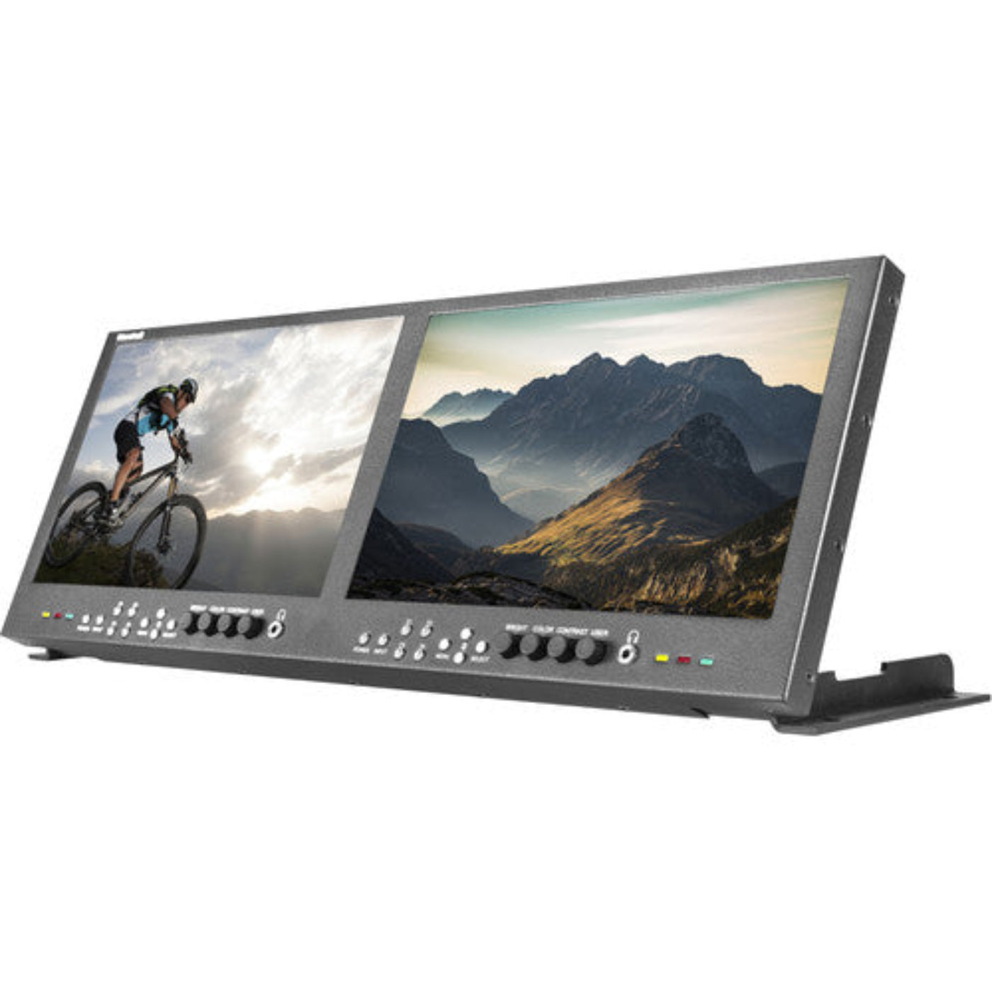Marshall V-MD1012 Dual modular 10.0" LCD Rack Monitor - VMD1012