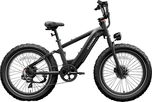 Samson Cycrown Roma Electric Bike All-Terrain Step-Over Frame 1500W 28 MPH 90 Mile Range 48V New - ROMA-INDIGO-BLUE