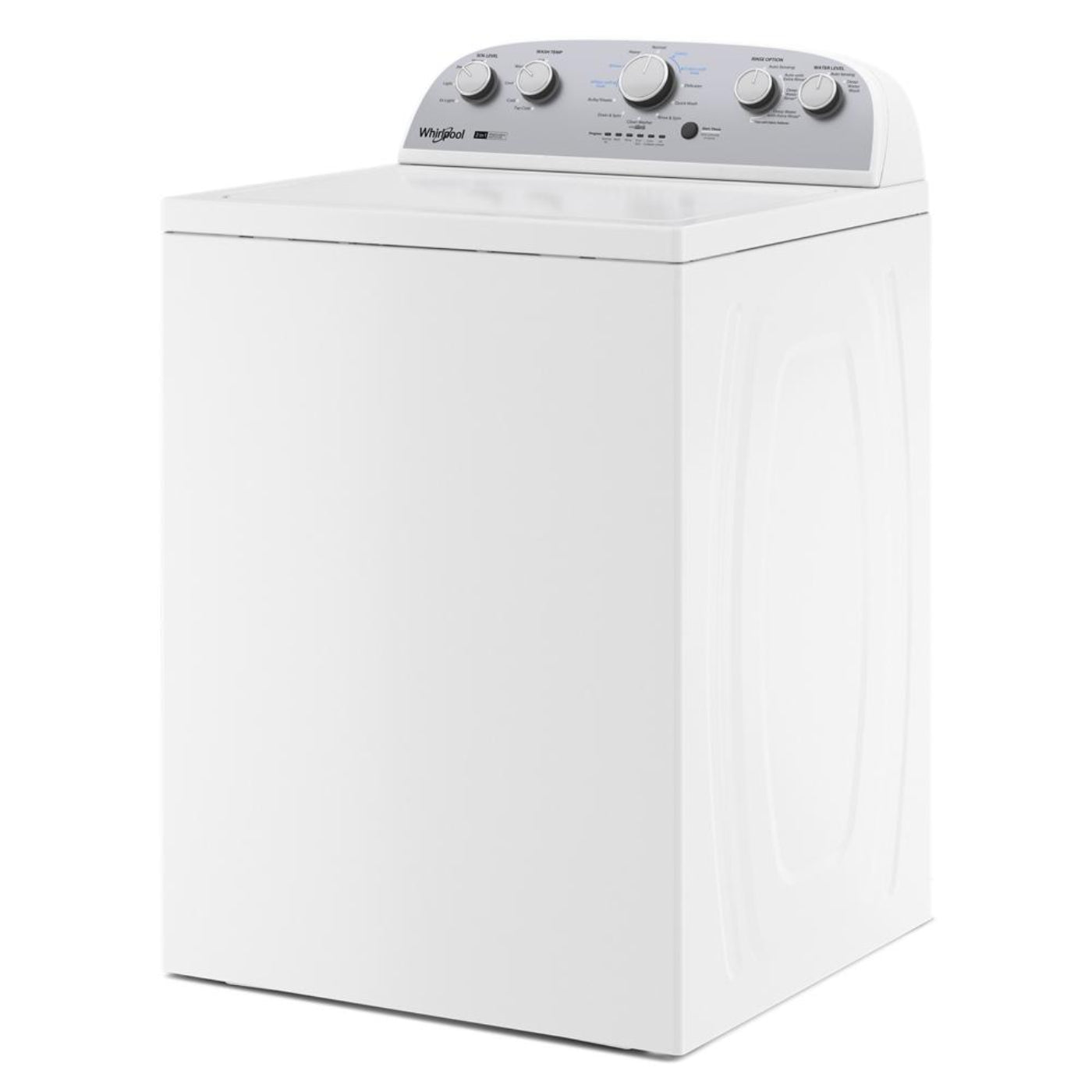 WHIRLPOOL WTW4957PW 3.8-3.9 Cu. Ft. Whirlpool® Top Load Washer with Removable Agitator - WTW4957PW-KT