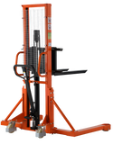 Tory Carrier Manual Stacker with Straddle Legs 2200 lbs. 63" Lifting Height New - MSSL2263
