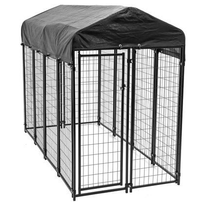 Lucky Dog Uptown Large Welded Kennel Heavy Duty Dog Cage Pen  - 93611